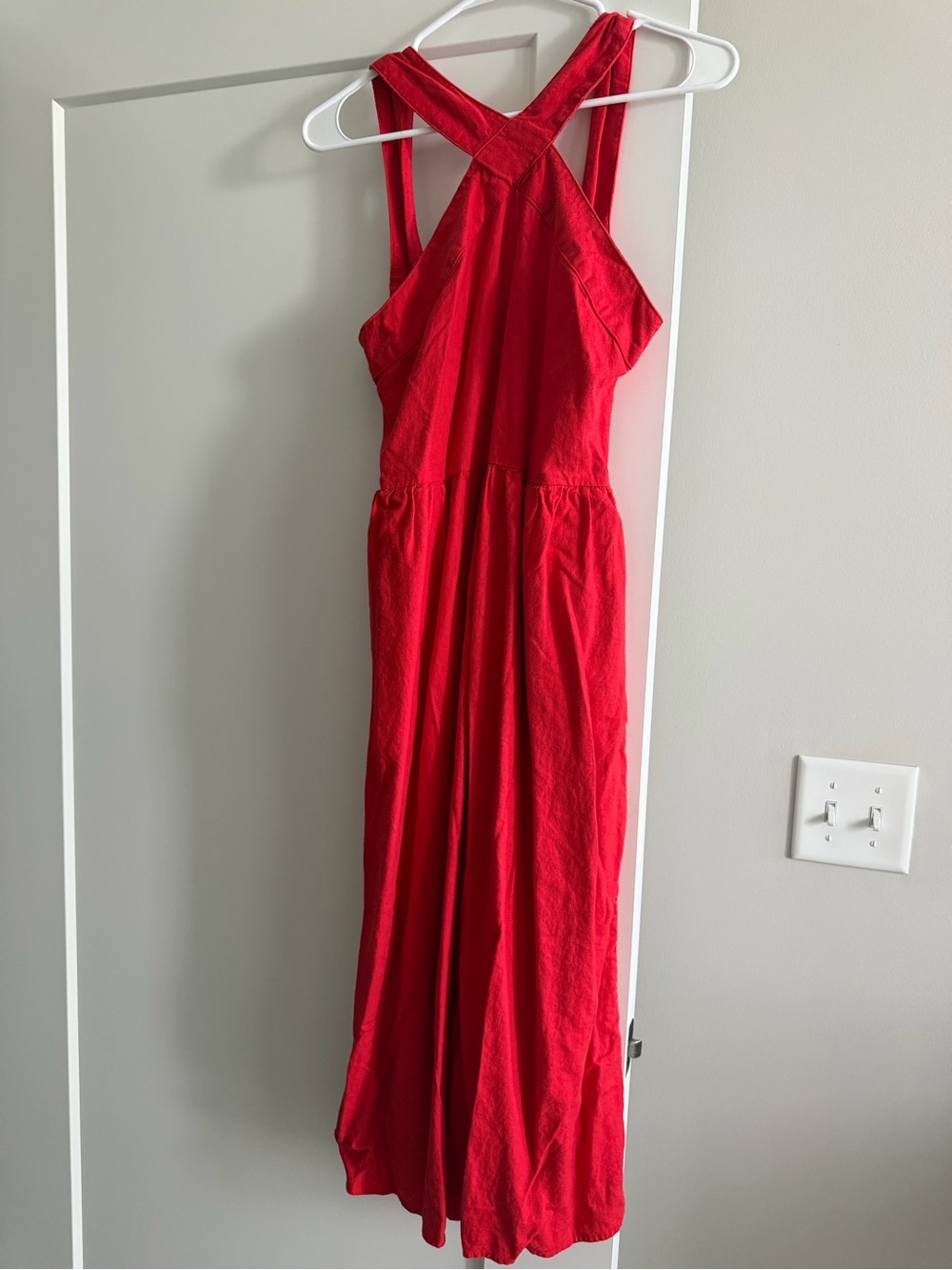 a new day Red Crossback Midi Dress